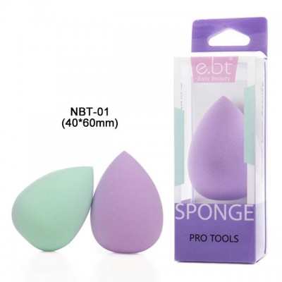 High Quality Non Latex 3d Facial Puff Sponge Makeup Sponge With Packing Box